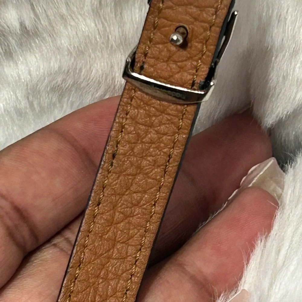 Louis Vuitton Black‎ Leather Slim Bracelet